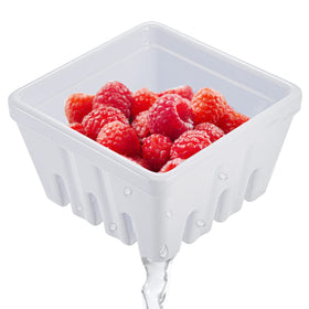ZEAYEA decorative berry basket doubles as snack display on shelf