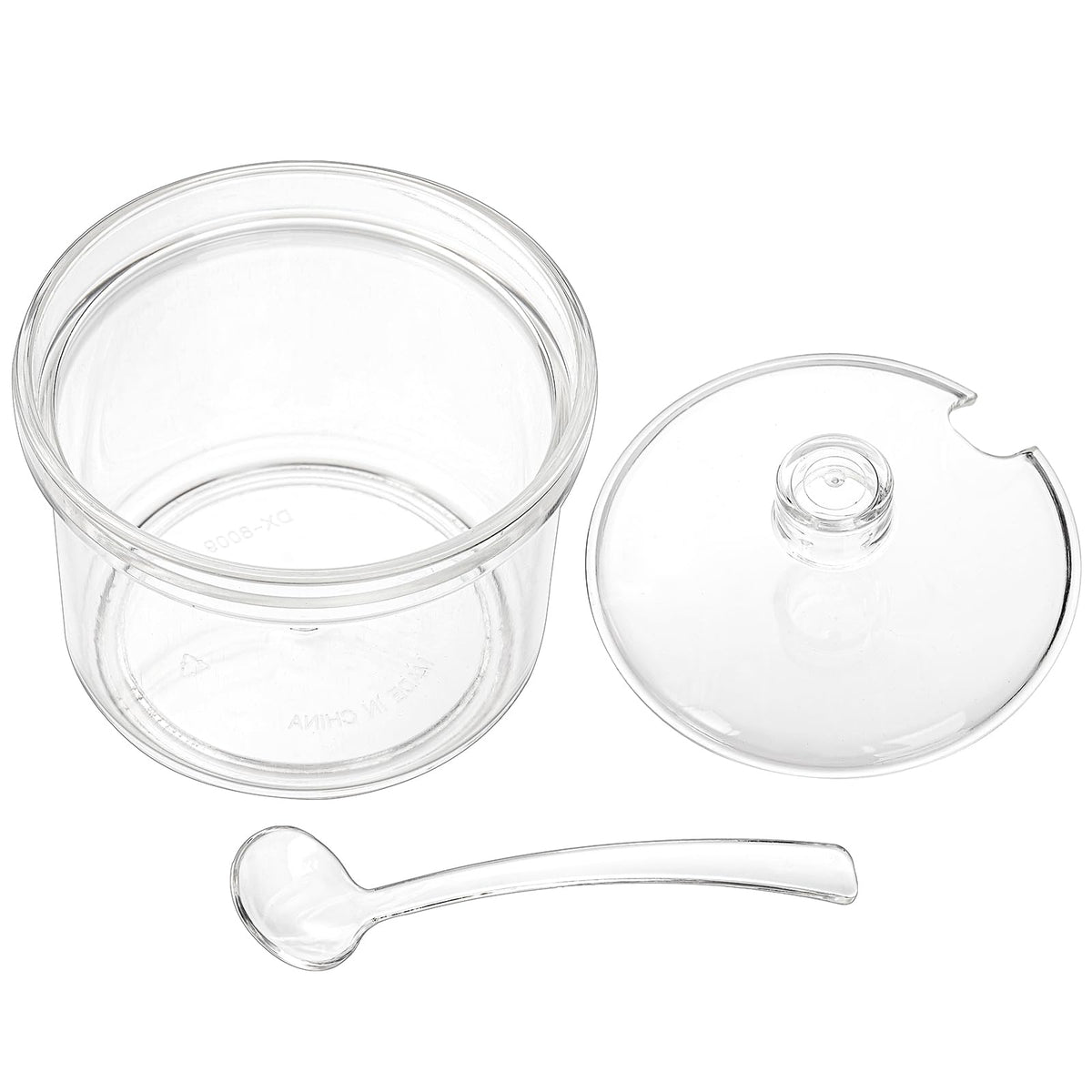 ZEAYEA spice canister in clear acrylic helps keep spices fresh and visible