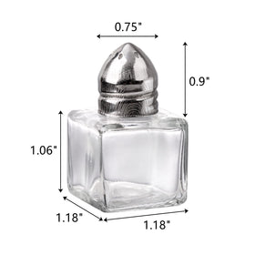 ZEAYEA shakers with stainless steel lids for a clean, spill-free table.