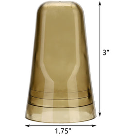 ZEAYEA translucent pour spout dust cover for a clean home bar setup.