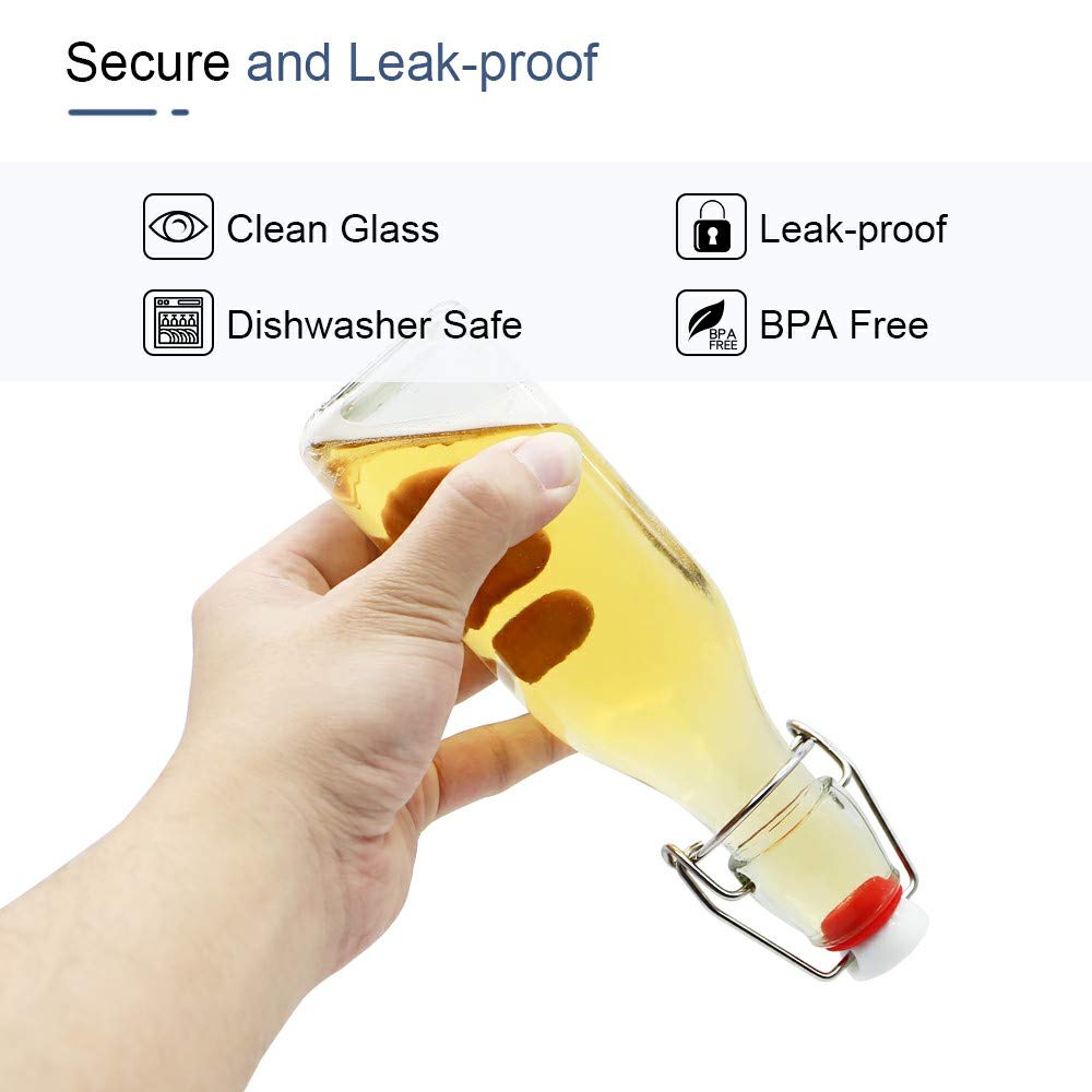 ZEBEIYU kombucha brewing bottle ideal for home fermentation.
