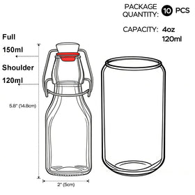 ZEBEIYU bottle with flip-cap enables leak-proof storage of oils and vinegars