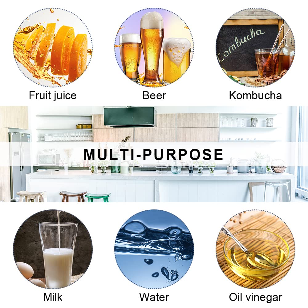 ZEBEIYU set includes chalk labels and a funnel for easy labeling.