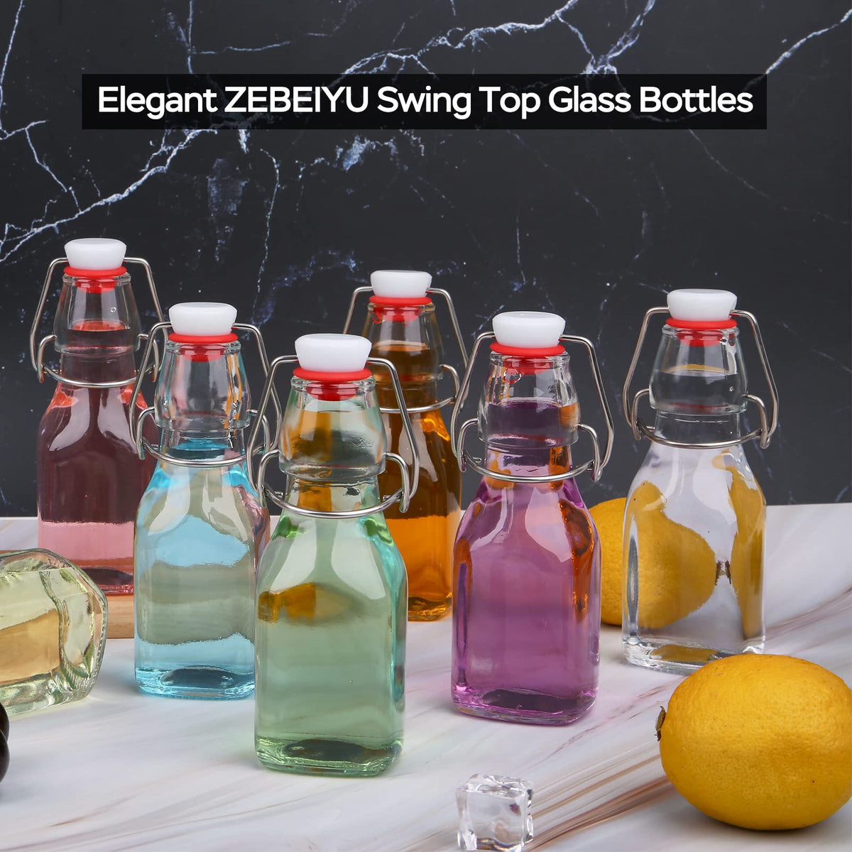ZEBEIYU limoncello bottle for homemade liqueurs