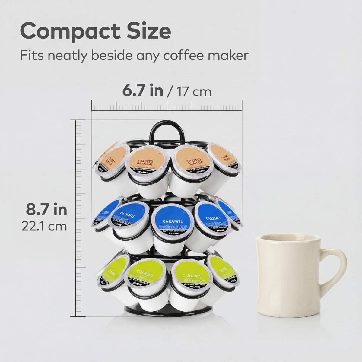 ZECENN compatible with K cups and Dolce Gusto pods for flexible brewing.