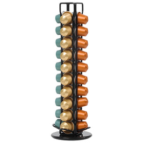 ZECENN Nespresso OriginalLine pod holder rotates for easy access to 40 capsules.