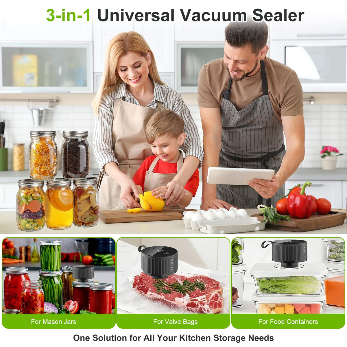 ZECLU label stickers pack helps organize meal batches.