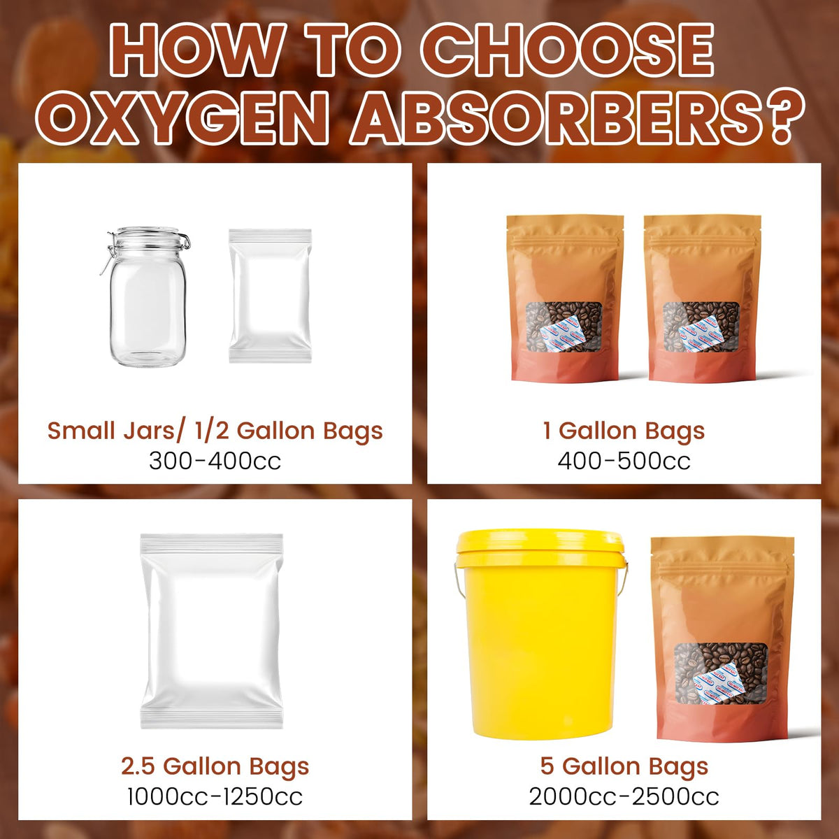 Zeefpod compatible with Mylar bag storage and bulk dry goods organization.