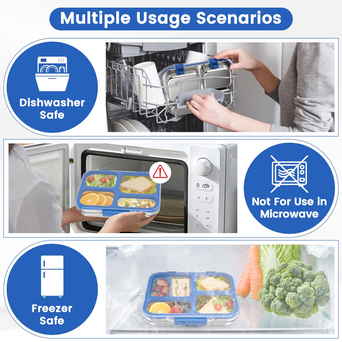 Zeekala top-shelf dishwasher safe for easy cleaning.