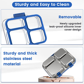 Zeekala transparent Tritan lid shows contents at a glance.