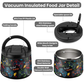 Zeekala leakproof lunch jar with silicone gasket prevents spills in bags.