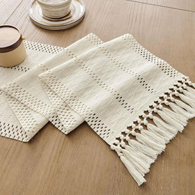 ZeeMart flat-lay friendly 72in runner, easy to position across long tables.