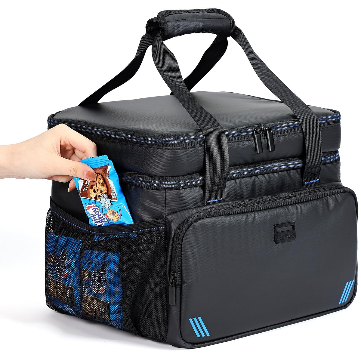 ZEEMO Soft Cooler Bag insulation keeps items cold up to 16 hours.