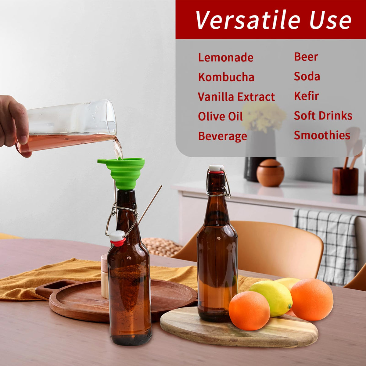 Zelomithe bottle suitable for vanilla extract and other beverages