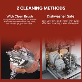 Zen MD Supplies dishwasher-safe meat tenderizer for easy cleanup