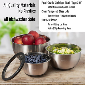 Zenairi bowls include measurement marks for precise prep.