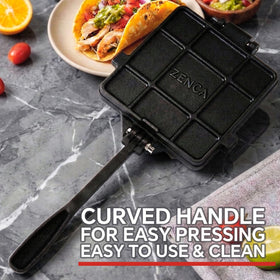 ZENCA pre-seasoned nonstick surface eases release over time.