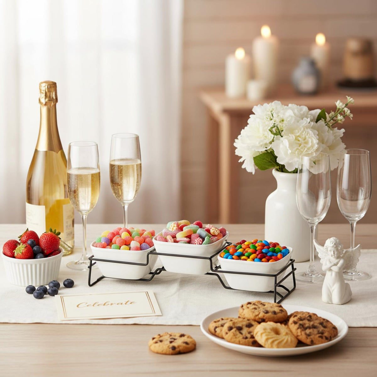 ZENFUN Christmas-ready entertaining set for gatherings and gifts.