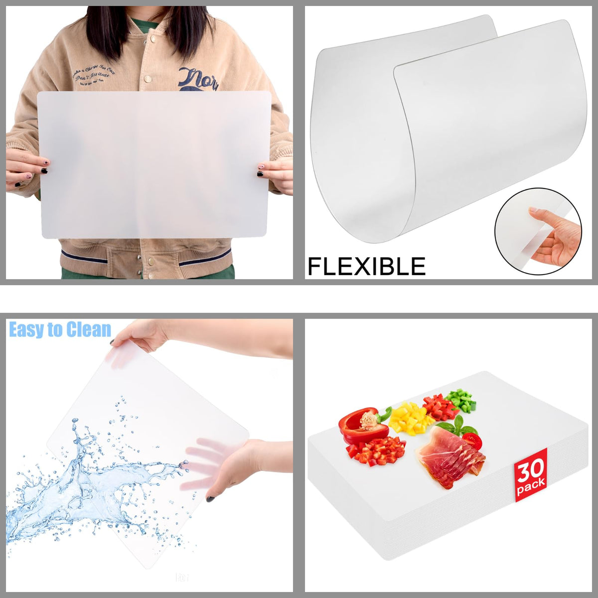 ZENFUN cutting mats for veggie and fruit prep.