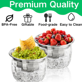 ZENFUN serving dish top view, stylish for salads or dressings.