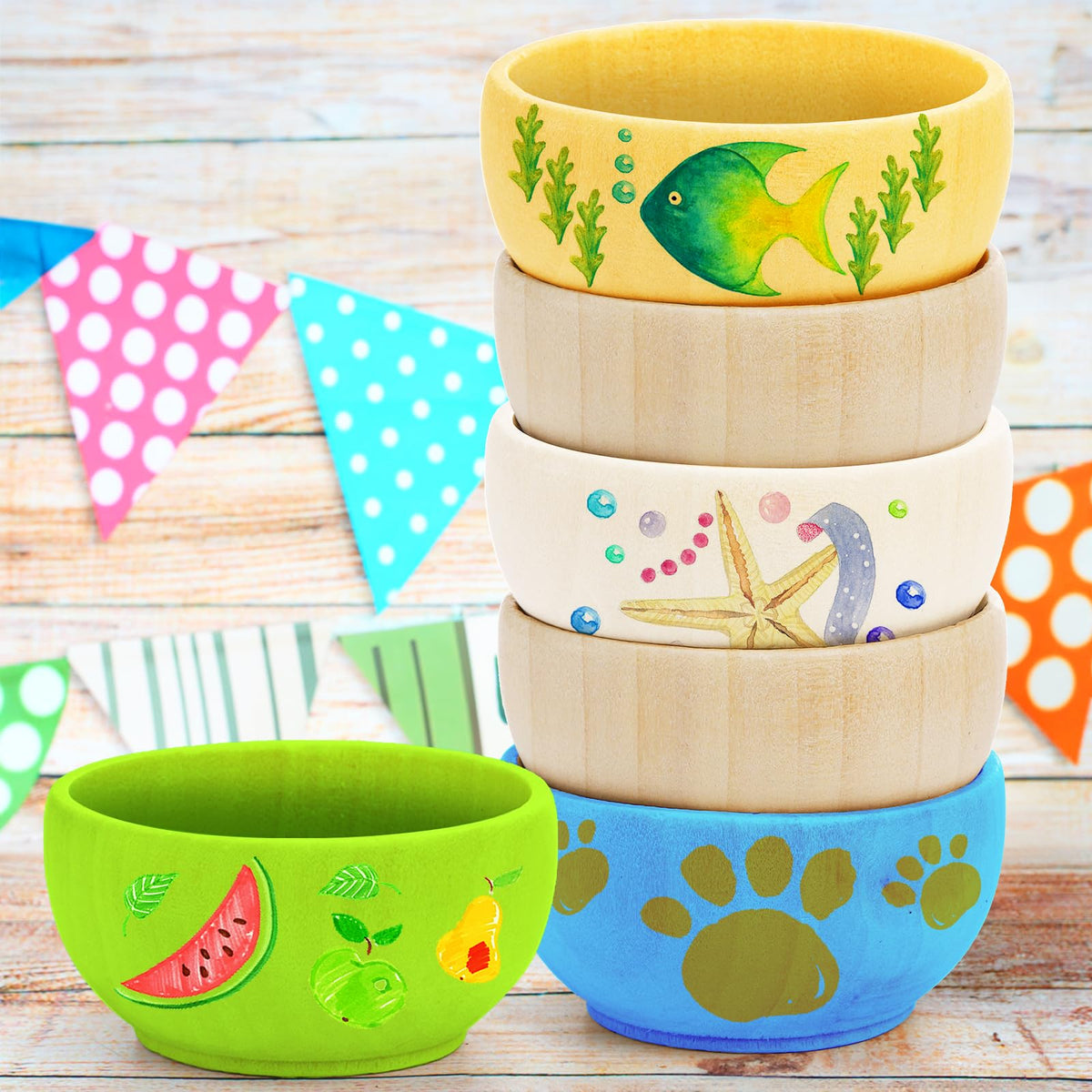 ZENFUN wood bowls easy to clean by hand after use