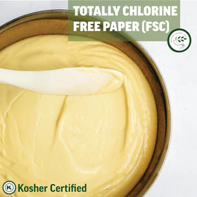 Zenlogy high heat parchment withstands up to 450°F for oven or air fryer use.