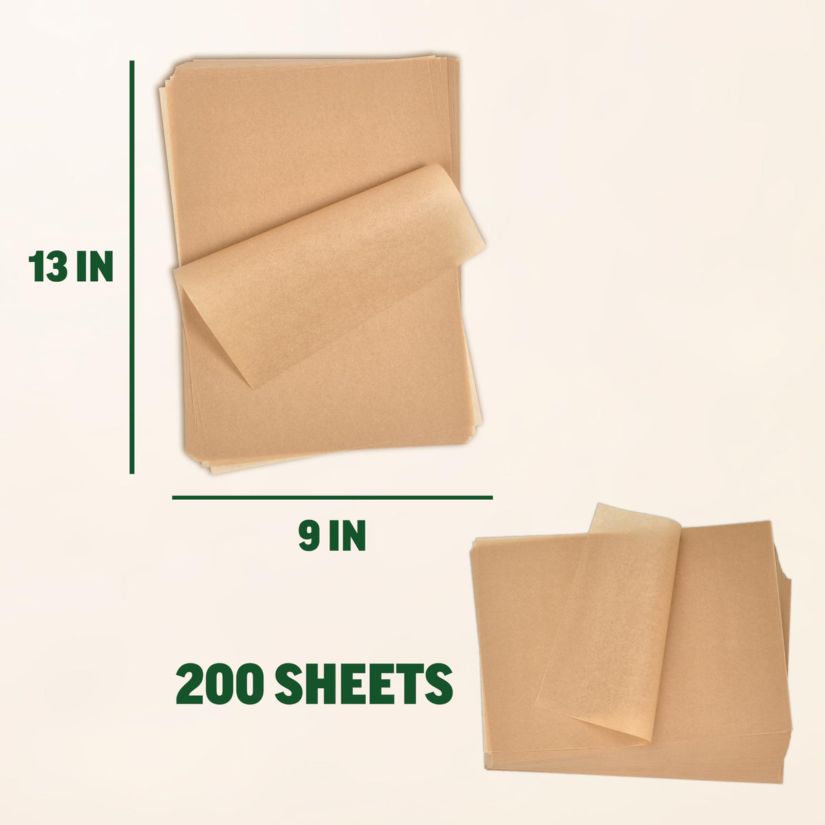 Zenlogy non-stick parchment surface for easy release