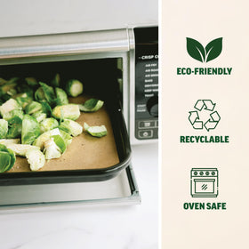 Zenlogy unbleached FSC-certified parchment supports sustainable kitchen prep.