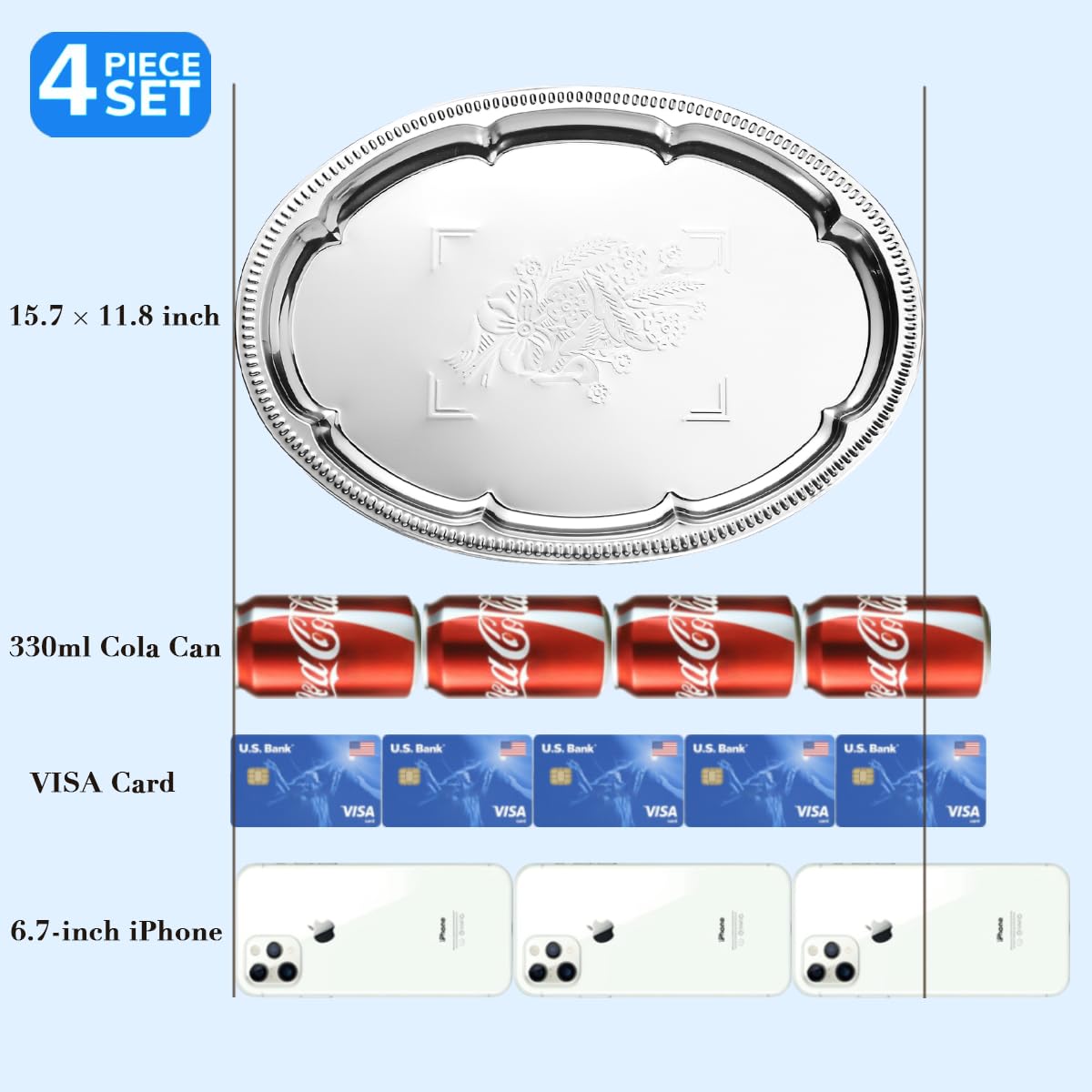 ZENOVLUX stackable trays saving cabinet space for gatherings.
