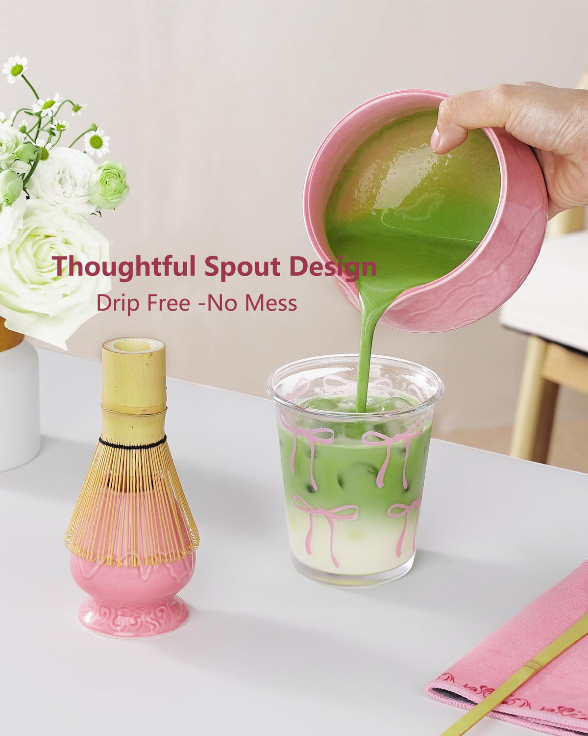 ZENS bamboo scoop for precise powder measuring