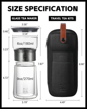 ZENS borosilicate glass feels premium and resists heat while showcasing tea color.