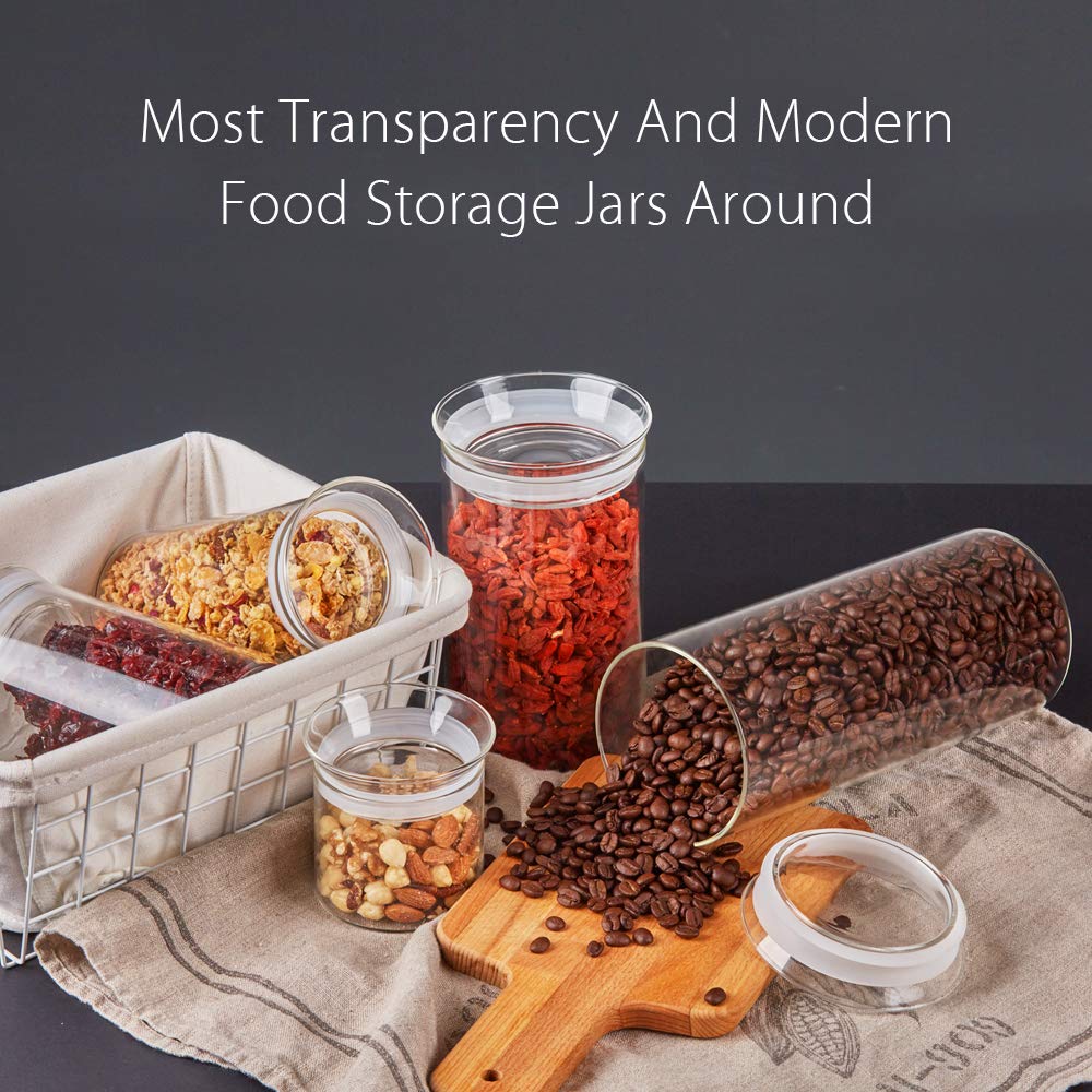 ZENS gift-ready glass jar set for thoughtful pantry organization
