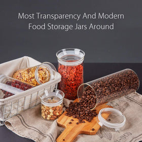 ZENS gift-ready glass jar set for thoughtful pantry organization