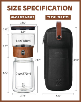 ZENS heat-resistant borosilicate glass preserves flavor and durability.