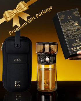 ZENS high-quality borosilicate glass highlights tea color and aroma.