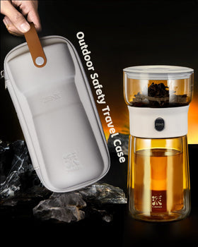 ZENS lid doubles as a coaster to hold the infuser safely.