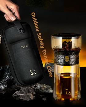 ZENS mess-free pouring system minimizes spills during brewing.
