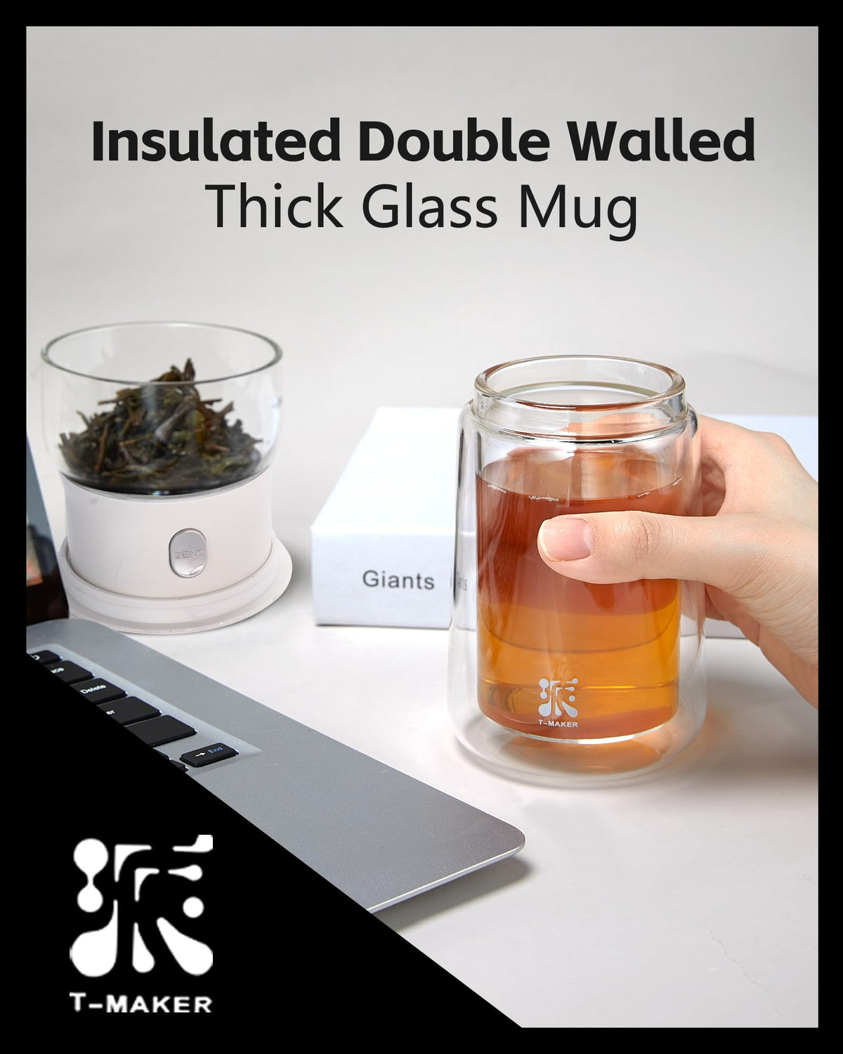 ZENS portable tea kit case protects your brewer during travel and hiking.