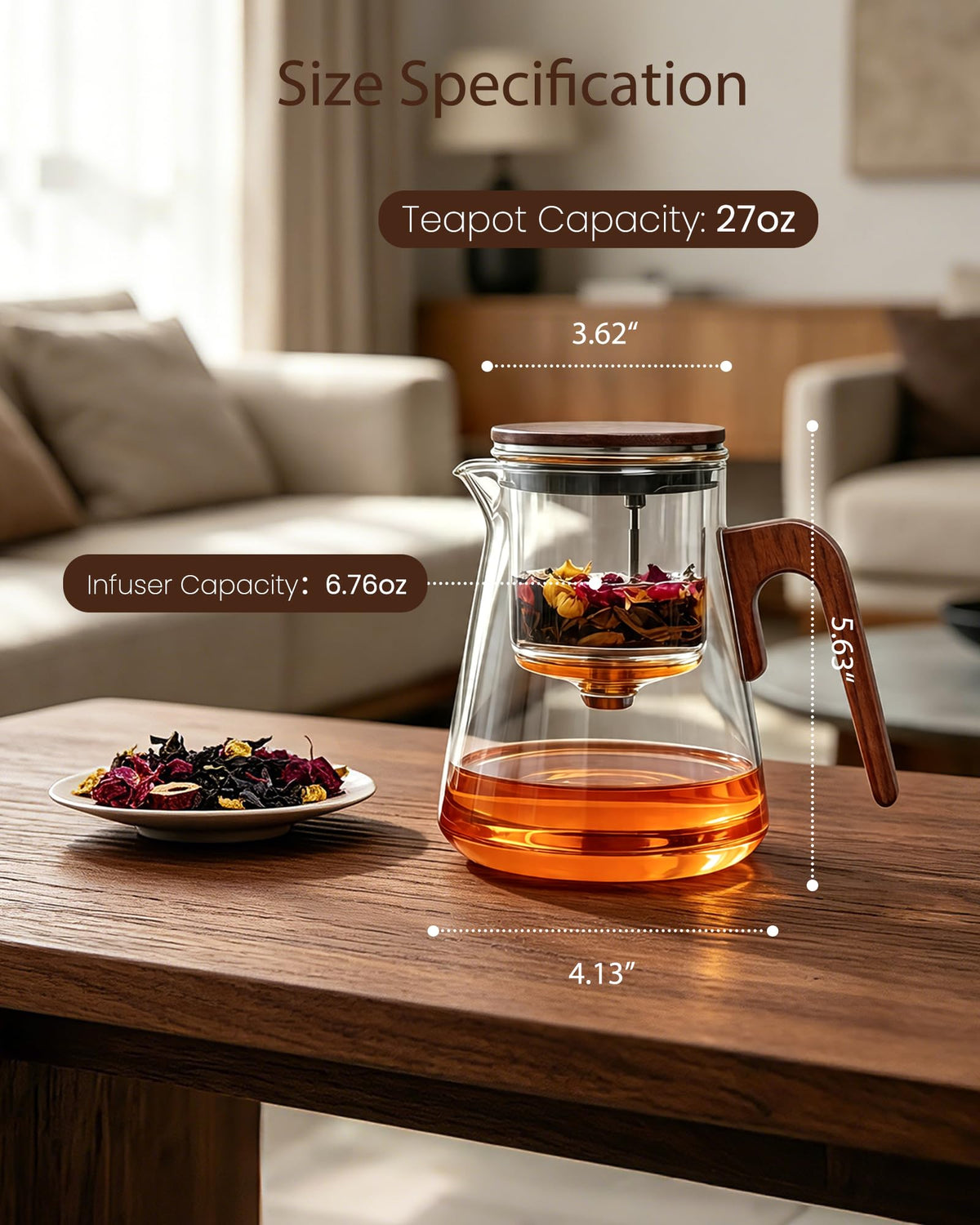ZENS splash-free spout design shown during a smooth pour.