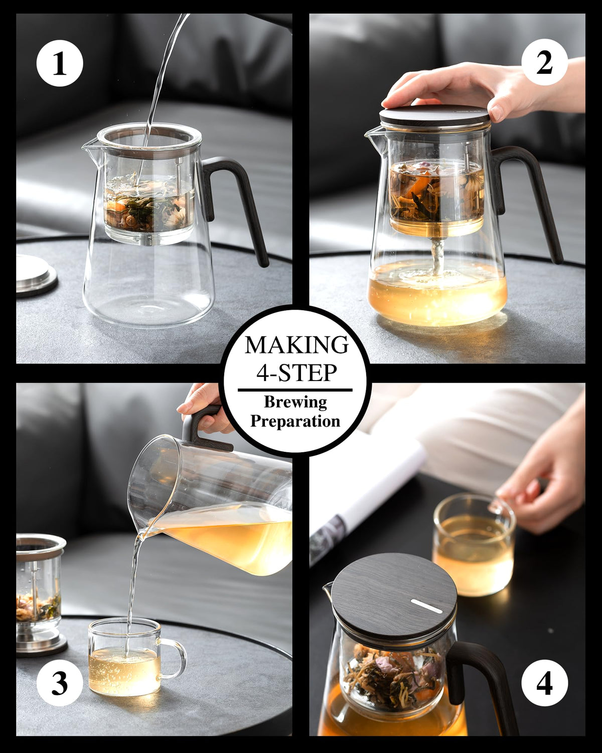 ZENS splash-free spout design ensures tidy pours every time.