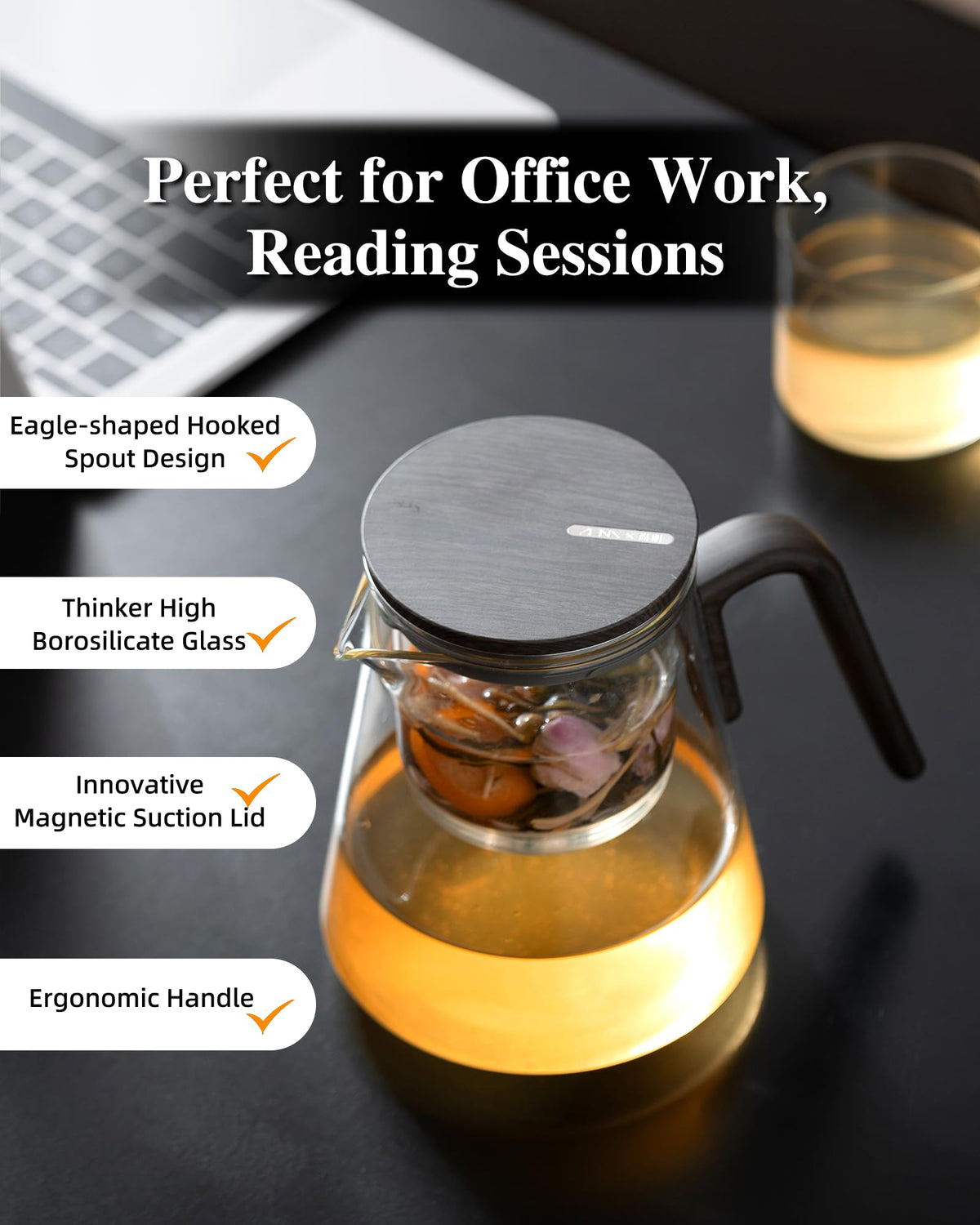 ZENS teapot spout design provides clean, splash-free pouring