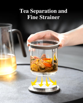 ZENS stainless steel filter traps dregs for a smoother brew.
