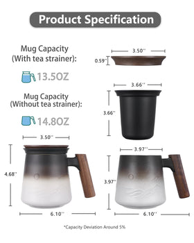 ZENS fine mesh strainer isolates tea dregs effectively