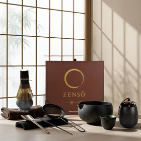 Zenso handmade matcha bowl for authentic ceremony and frothy whisking