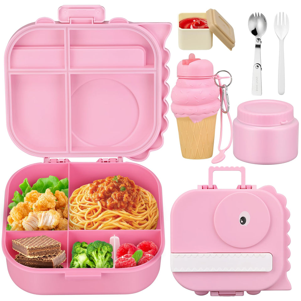Zenvory lunchbox with 13oz soup thermo keeps meals warm for school days