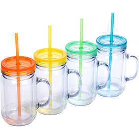 Zephyr Canyon 20oz insulated mason jar with handle for easy grip and temp control