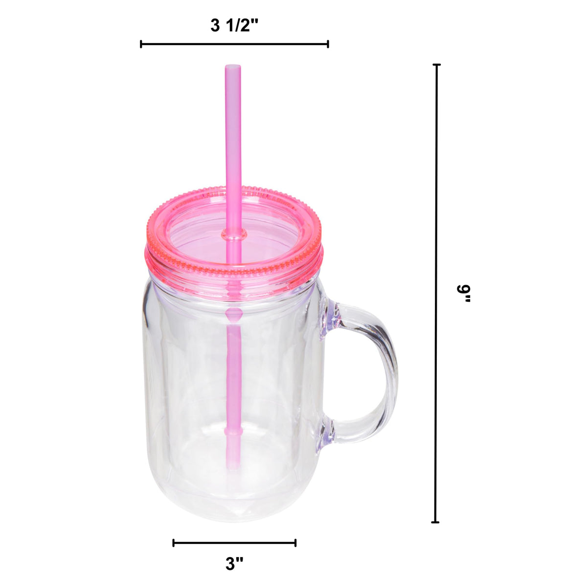 Zephyr Canyon four colored lids and straws set offers color variety.