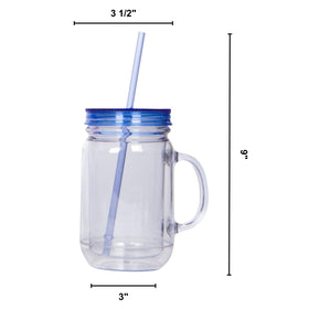 Mason jar lid and straw by Zephyr Canyon for spill-resistant sipping