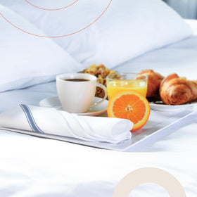 Zeppoli towels folded on rack show convenient storage and quick access.