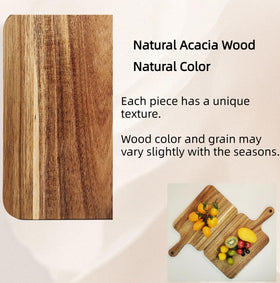 ZeQi easy-clean acacia board ready for quick cleanups.
